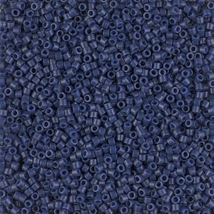 Delica 11/0 Navy Blue Opaque Dyed Duracoat
