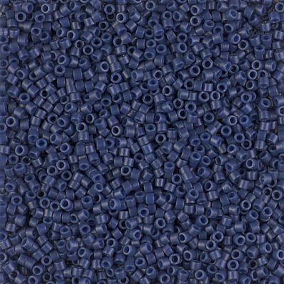 Delica 11/0 Navy Blue Opaque Dyed Duracoat