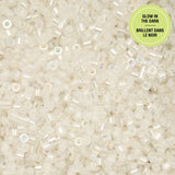 Cylin 11/0 Glow in the Dark AB - White to Sky