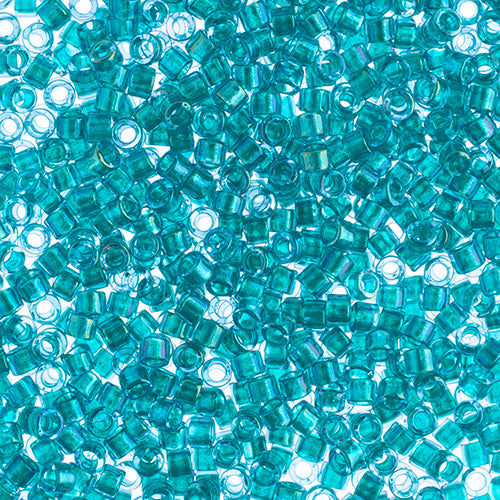Delica 11/0 Fancy Lined Teal