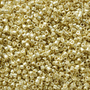 Delica 11/0 Duracoat Galvanized Light Gold