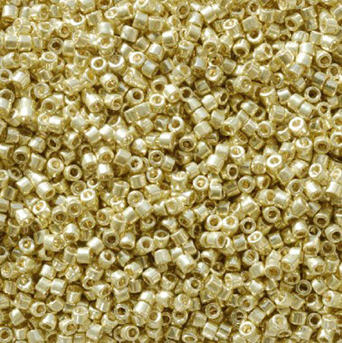 Delica 11/0 Duracoat Galvanized Light Gold