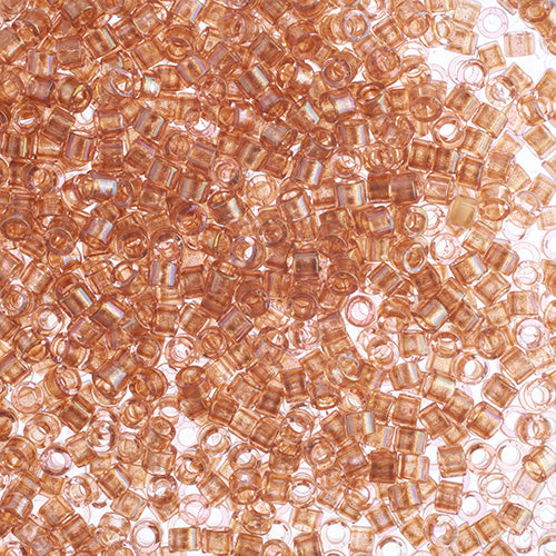 Delica 11/0 Fancy Lined Amber