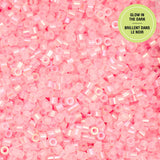 Cylin 11/0 Glow in the Dark AB - Pink Neon