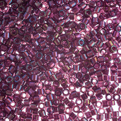 Delica 11/0 Fancy Lined Eggplant