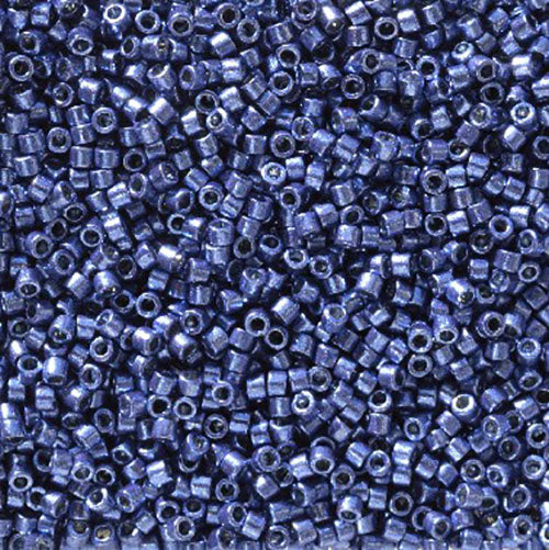 Delica 11/0 Duracoat Galvanized Dark Sapphire