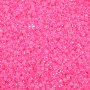 Delica 11/0 Light Pink Luminous Neon Colour