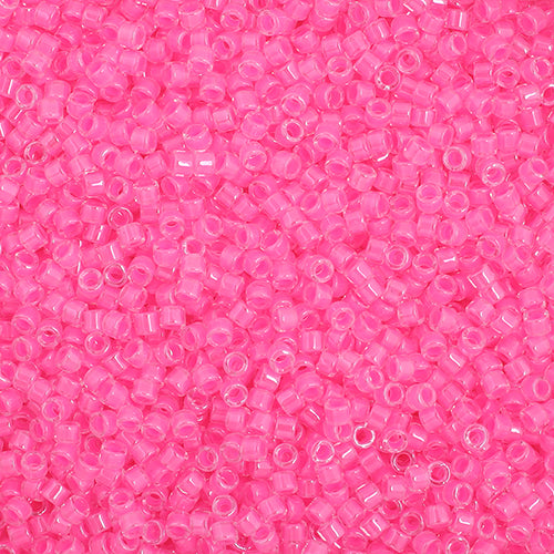 Delica 11/0 Light Pink Luminous Neon Colour