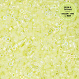 Cylin 11/0 Glow in the Dark AB - Yellow Neon