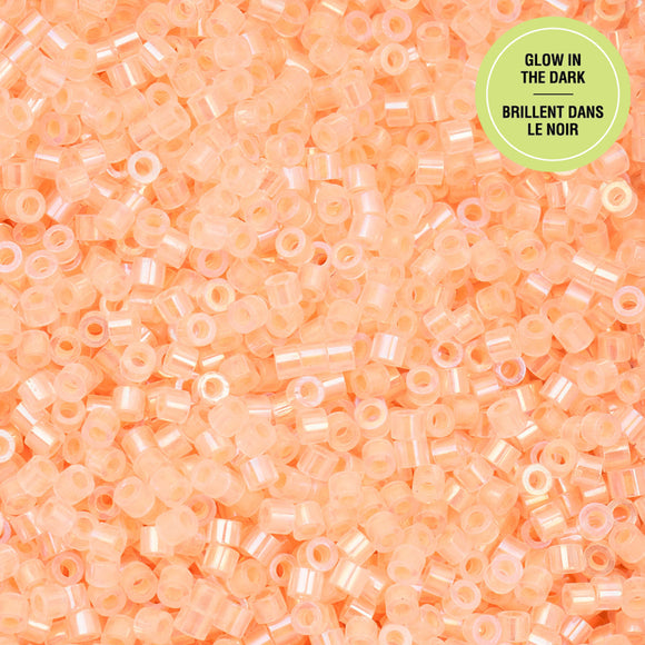 Cylin 11/0 Glow in the Dark AB - Orange