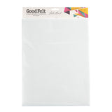 GoodFelt Beading Foundation 1.5mm 8.5x11in White - pkg of 4