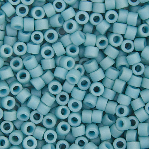 Delica 11/0 Light Aqua Metallic Matte