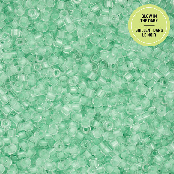 Cylin 11/0 Glow the Dark - Green