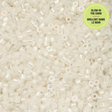 Cylin 11/0 Glow in the Dark AB - White to Turquoise
