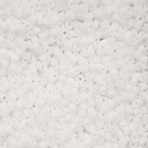 Cylin 11/0 Matte Macaron - White