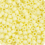 Delica 11/0 Pale Yellow Opaque Matte