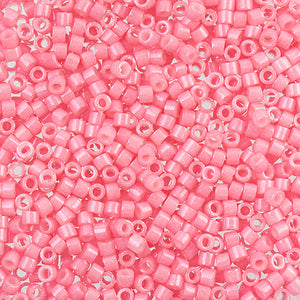 Delica 11/0 Pink Carnation Opaque Dyed