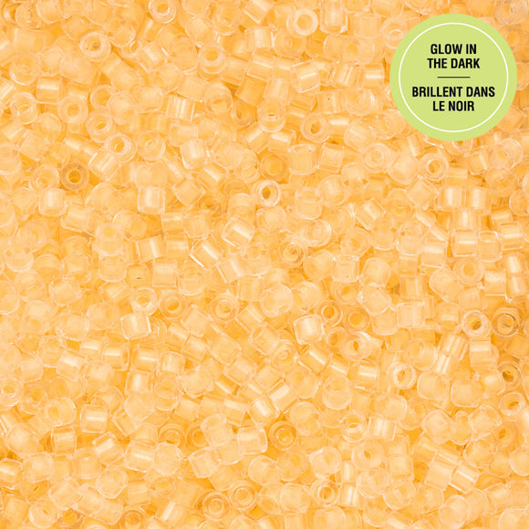 Cylin 11/0 Glow in the Dark - Light Yellow