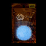 Cylin 11/0 Glow in the Dark - White to Sky