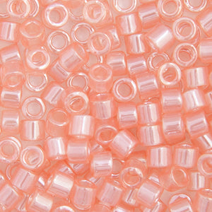 Delica Pink Transparent Glazed Lustre