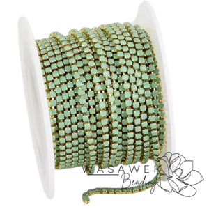 SS6 Gold Green Opal