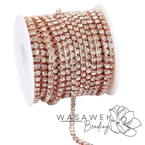 SS6 Rose Gold Crystal