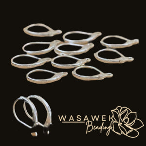 Sterling Silver Earring Hooks - pack of 2 pairs
