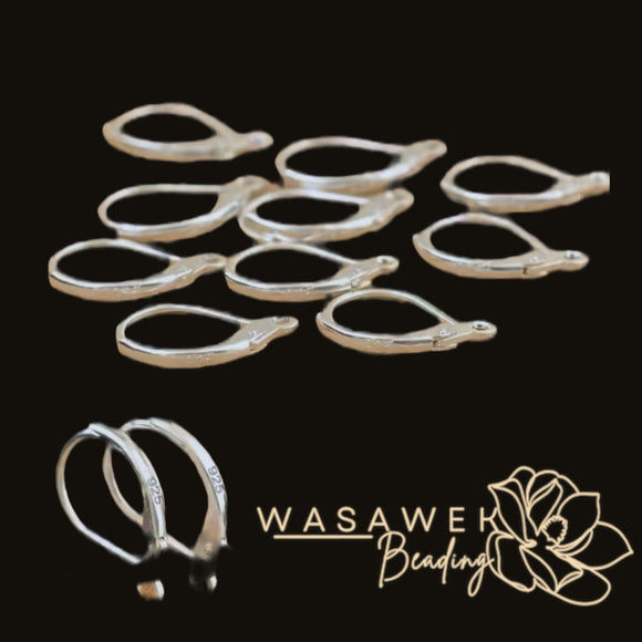 Sterling Silver Earring Hooks - pack of 2 pairs