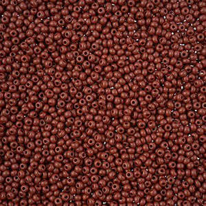 Czech 11/0 Permalux Dyed Chalk Brown