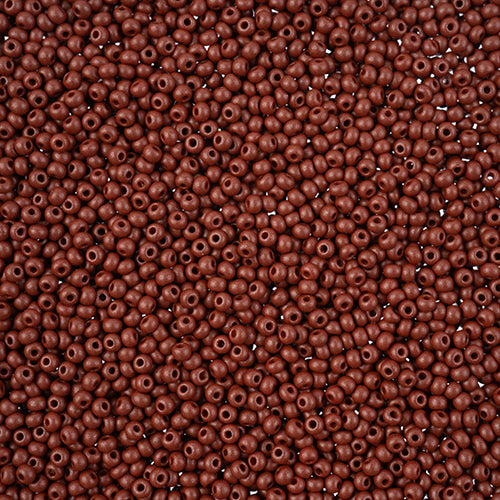 Czech 11/0 Permalux Dyed Chalk Brown