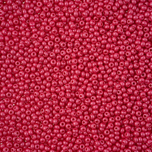 Czech 11/0 Permalux Dyed Chalk Fuchsia
