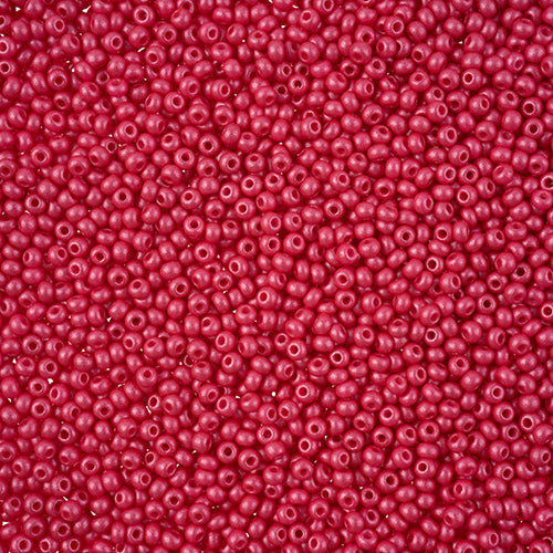 Czech 11/0 Permalux Dyed Chalk Fuchsia