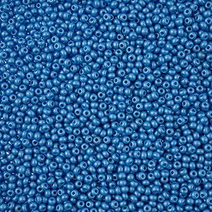 Czech 11/0 PermaLux Dyed Chalk Light Blue