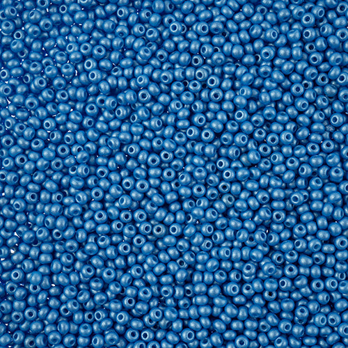 Czech 11/0 PermaLux Dyed Chalk Light Blue