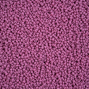 Czech 11/0 PermaLux Dyed Chalk Purple Matte