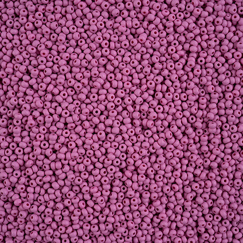 Czech 11/0 PermaLux Dyed Chalk Purple Matte
