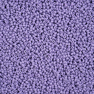 Czech 11/0 PermaLux Dyed Chalk Lavender Matte