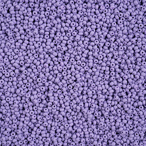 Czech 11/0 PermaLux Dyed Chalk Lavender Matte
