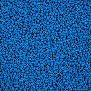 Czech 11/0 PermaLux Dyed Chalk Blue Matte