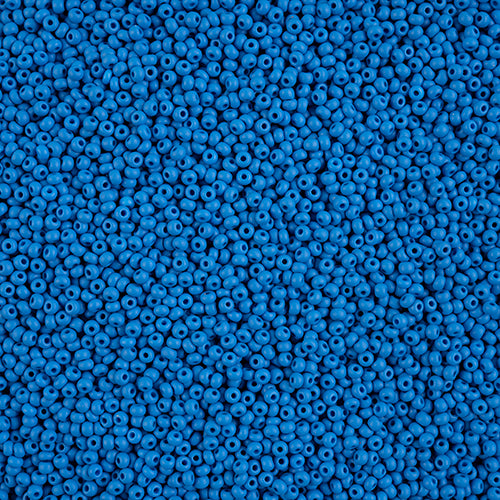 Czech 11/0 PermaLux Dyed Chalk Blue Matte