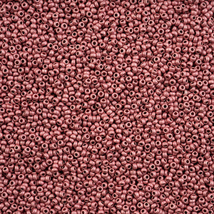 Czech 11/0 Violet Orchid Terra Metallic Matte