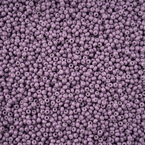 Czech 11/0 Orchid Chalk Dyed Solgel