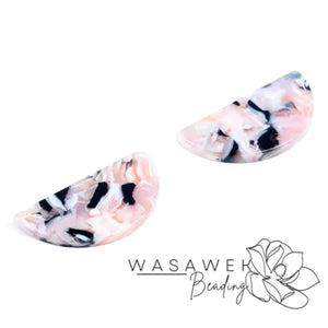 Tortoise Shell Half Moon
