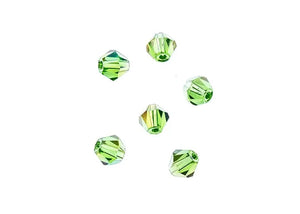 Crystal Lane 4 mm Transparent Green AB