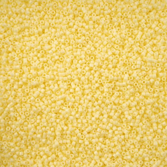 Delica 11/0 Duracoat Opaque Light Lemon Ice