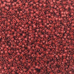 Delica 11/0 Duracoat Opaque Dyed Dusty Red