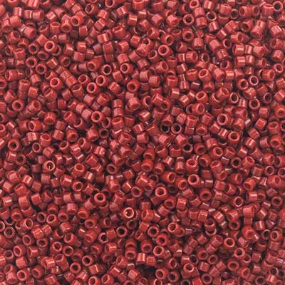 Delica 11/0 Duracoat Opaque Dyed Dusty Red