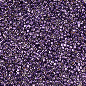Delica 11/0 Duracoat Galvanized Dark Lilac