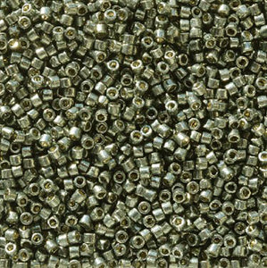 Delica 11/0 Duracoat Galvanized Olivine