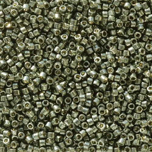 Delica 11/0 Duracoat Galvanized Olivine